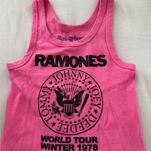 Rowdy Sprout Pink Ramones Tank Top